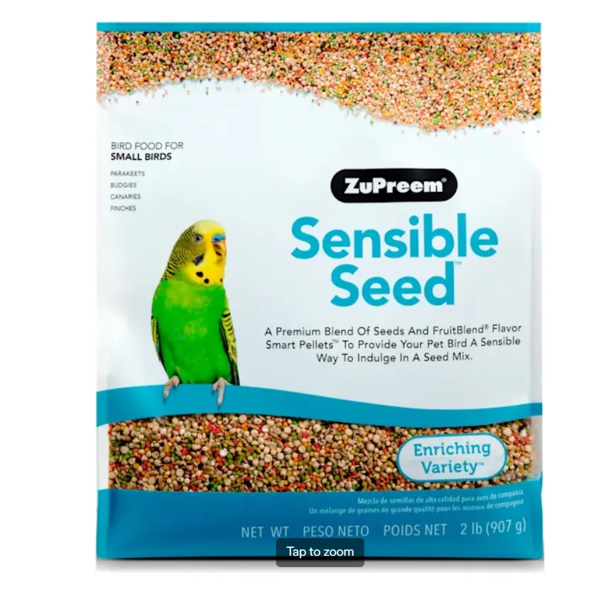 Zupreem Sensible Seed Bird Food For Small Birds, 2 Lbs. 1