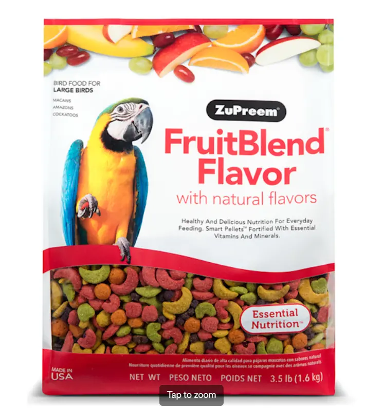 Zupreem® Fruitblend® Flavor With Natural Flavors Large Birds 1