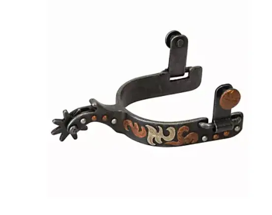 Ladies Multi Filgree Rowl Spur Blk 1