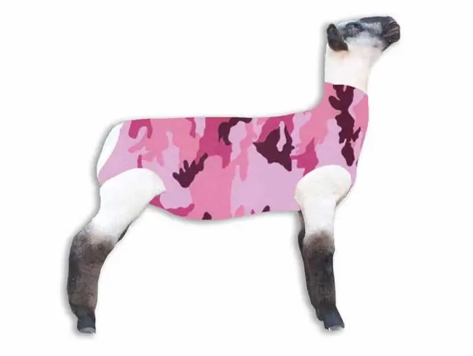 Pink Camo - Sheep Sox S/M 1