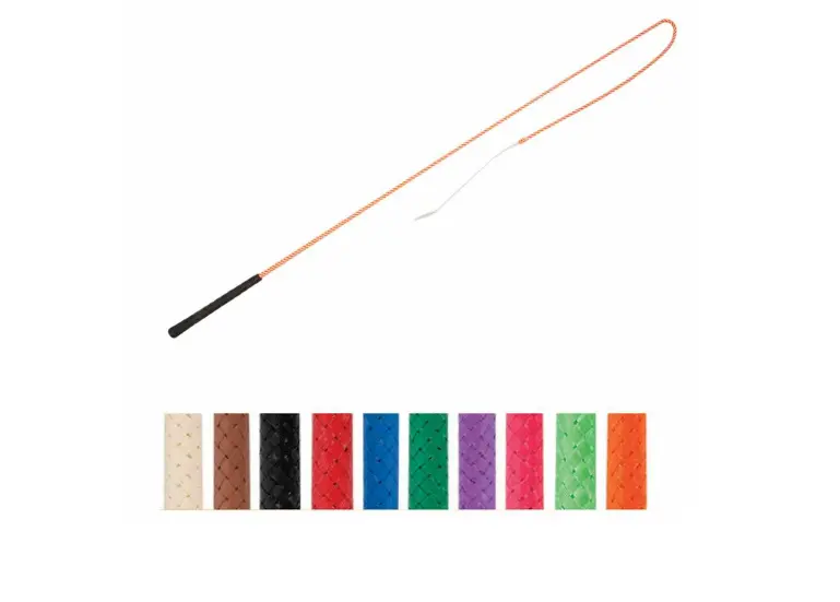 Stock Whip 50" Black 1