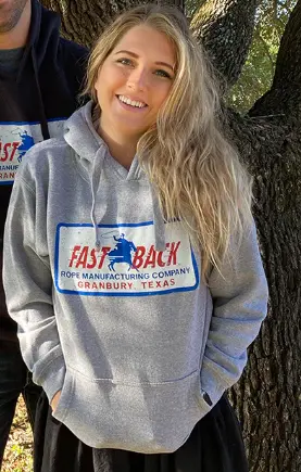 Fast Back Retro Logo Hoodie 1