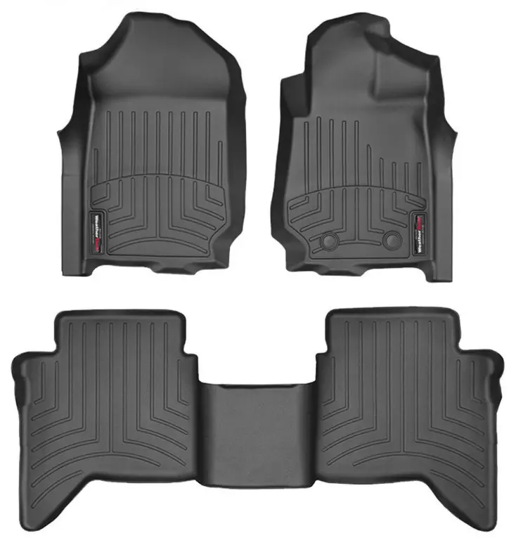 Ford Ranger (2018-2021) Pxiii Weathertech Floor Liner (Front & Rear Set) 1