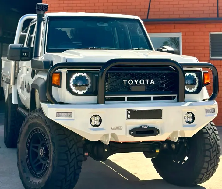 Toyota Landcruiser 76 Series (2023-2025) Facelift Phat Bars Bull Bar 1