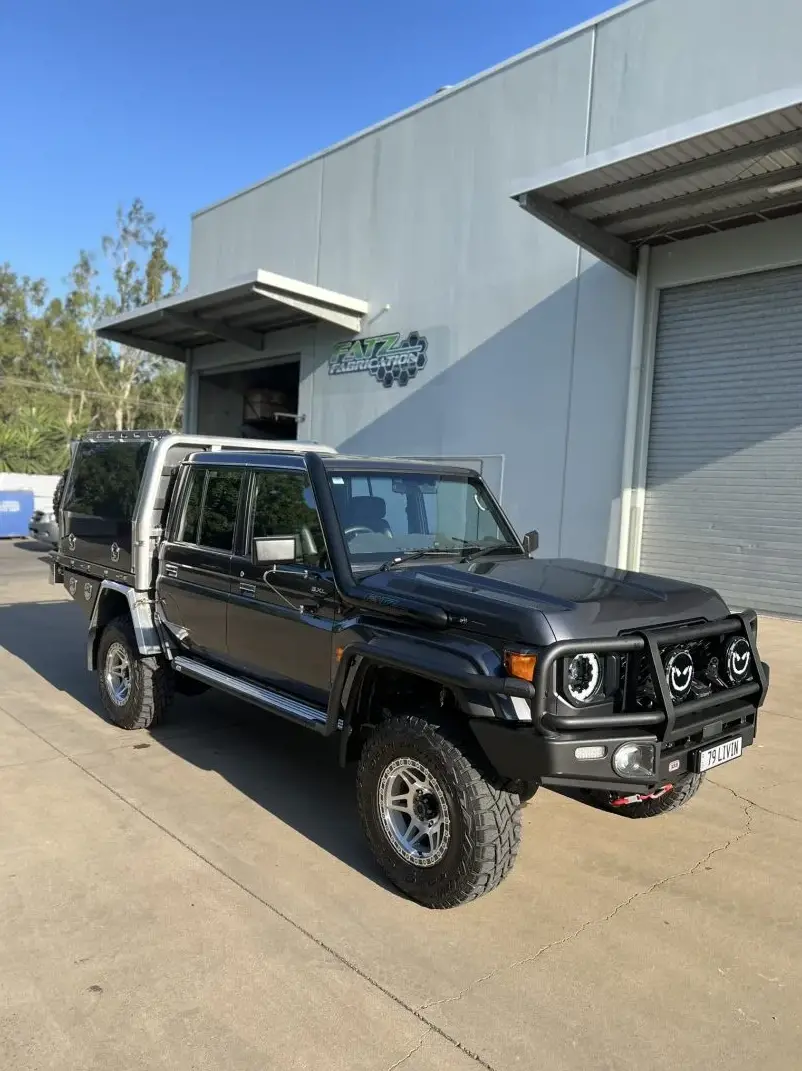 Toyota Landcruiser 79 Series (2023-2026) Facelift Vdj70/Gjd70 Fatz Fabrication 4" Stainless Snorkel 1