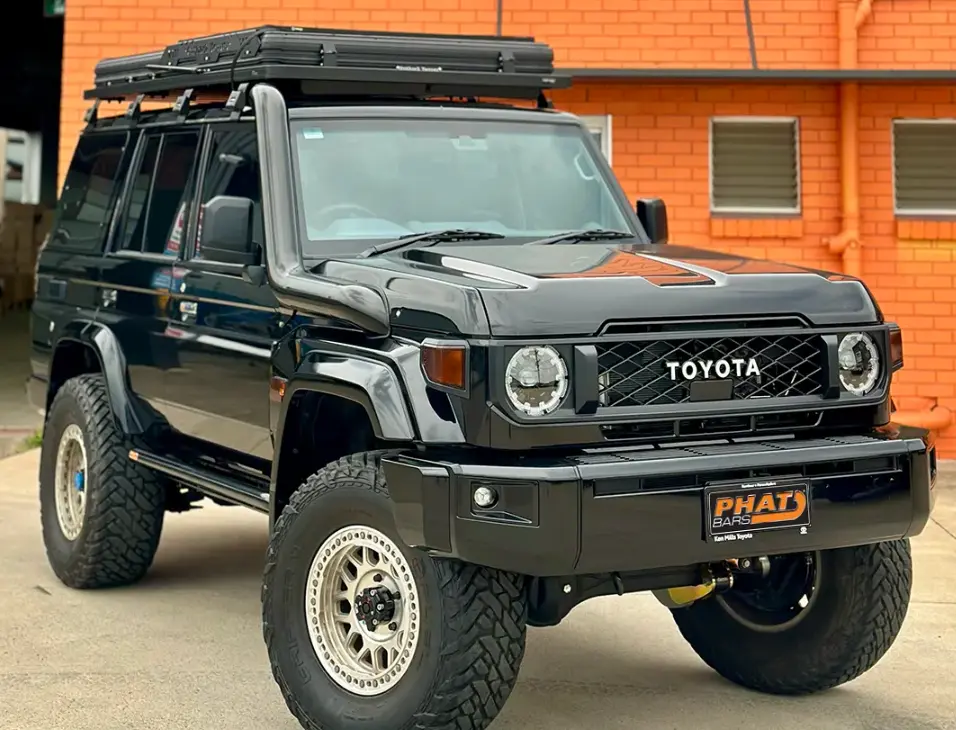 Toyota Landcruiser 78 Series (2024-2027) Vdj/Gdj Phat Bars 5" Stainless Snorkel 1