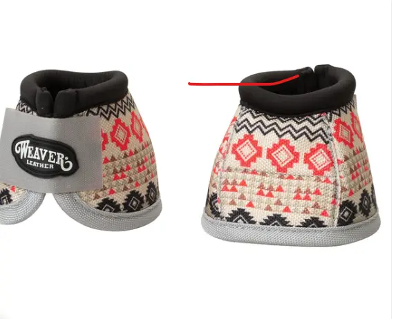 Crimson Aztec No-Turn Bell Boots 1