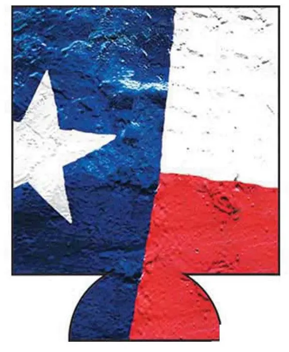 Painted Flag Koozie 1