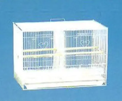 Cage 30" X18" X 18"H - White W/Divider 1
