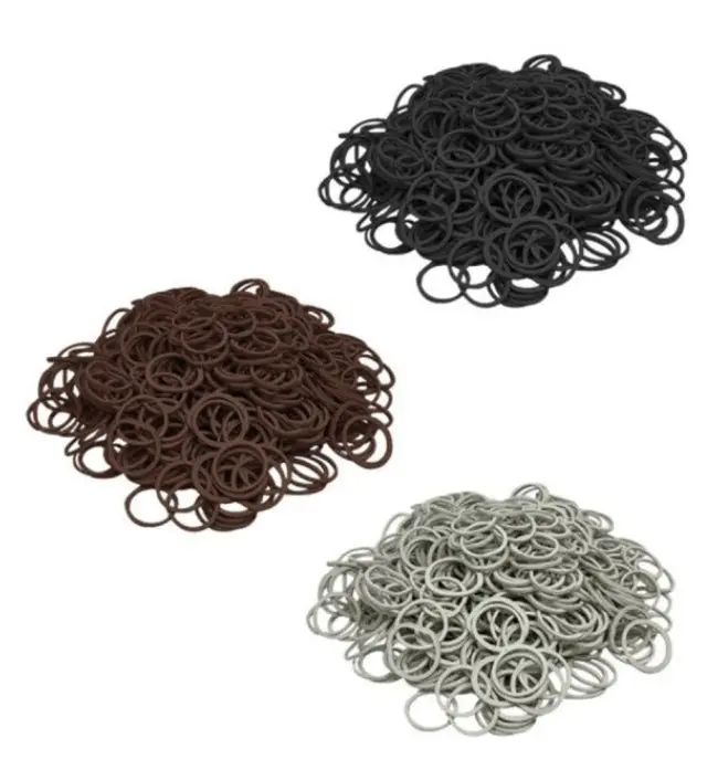 500 Piece Braiding Bands 1