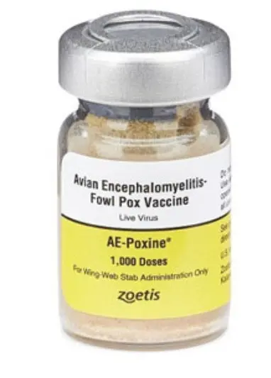 Ae-Poxine Avian Encephalomyelitis And Fowl Pox Vaccine 1000 Ds 10/ 1