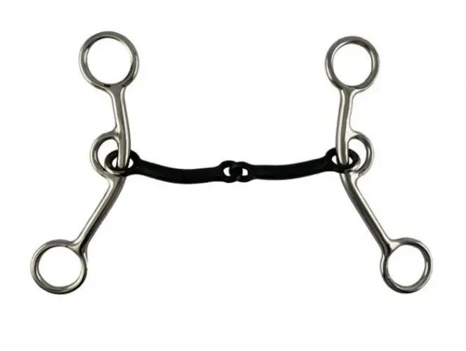 Showman Stainless Steel 5" Broken Mouth Sweet Iron Bit 1