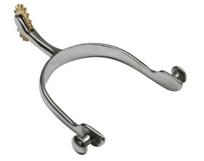 Showman Stainless Steel Gaited Style Spurs 1