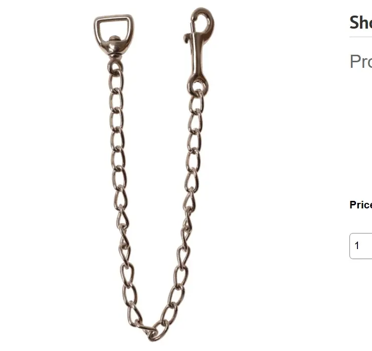 Showman 24" Lead Chain With Snap 1
