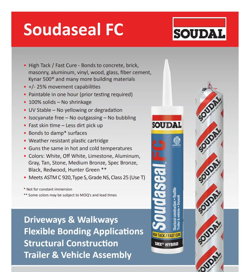 Soudaseal Fc - Black - Per Tube 1