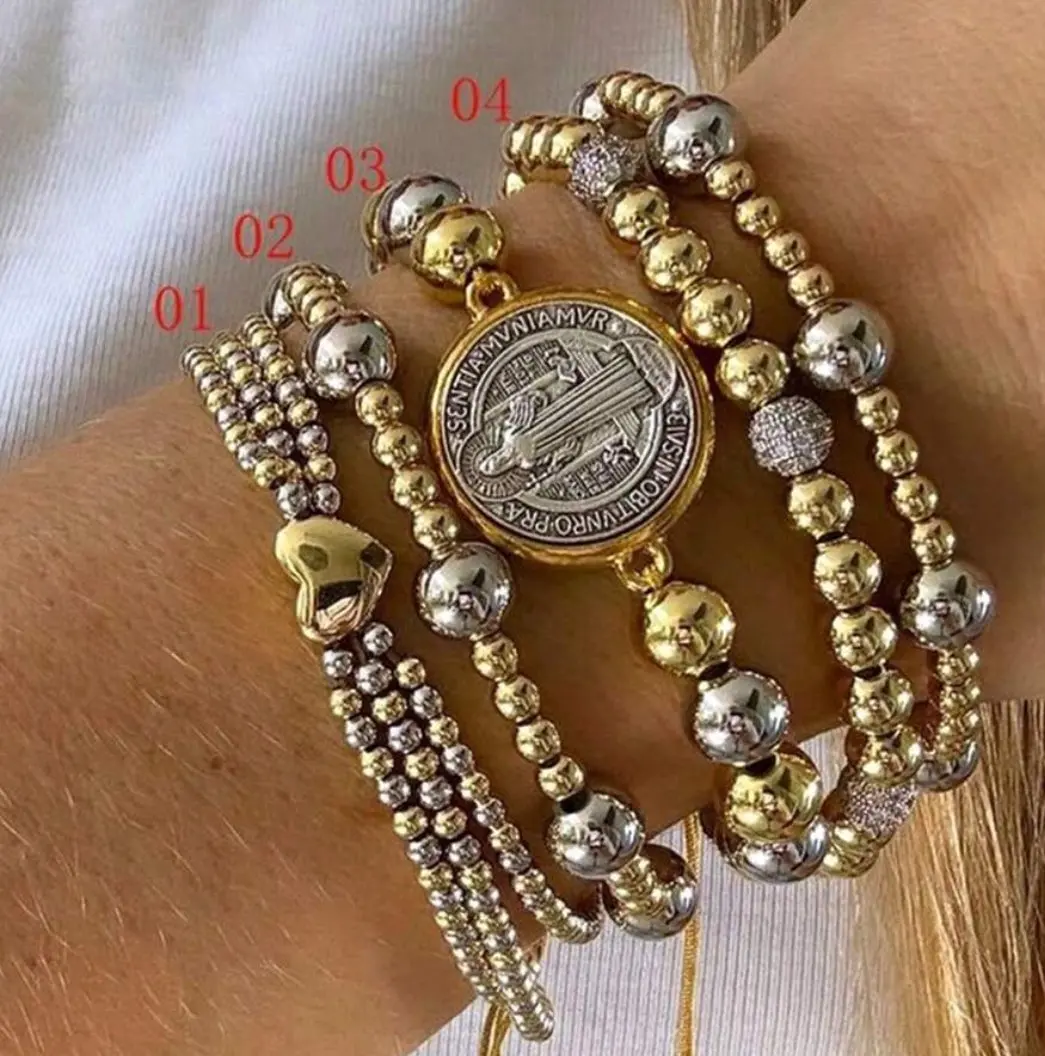 Handmade Two Tones Bracelet Adjustable 1
