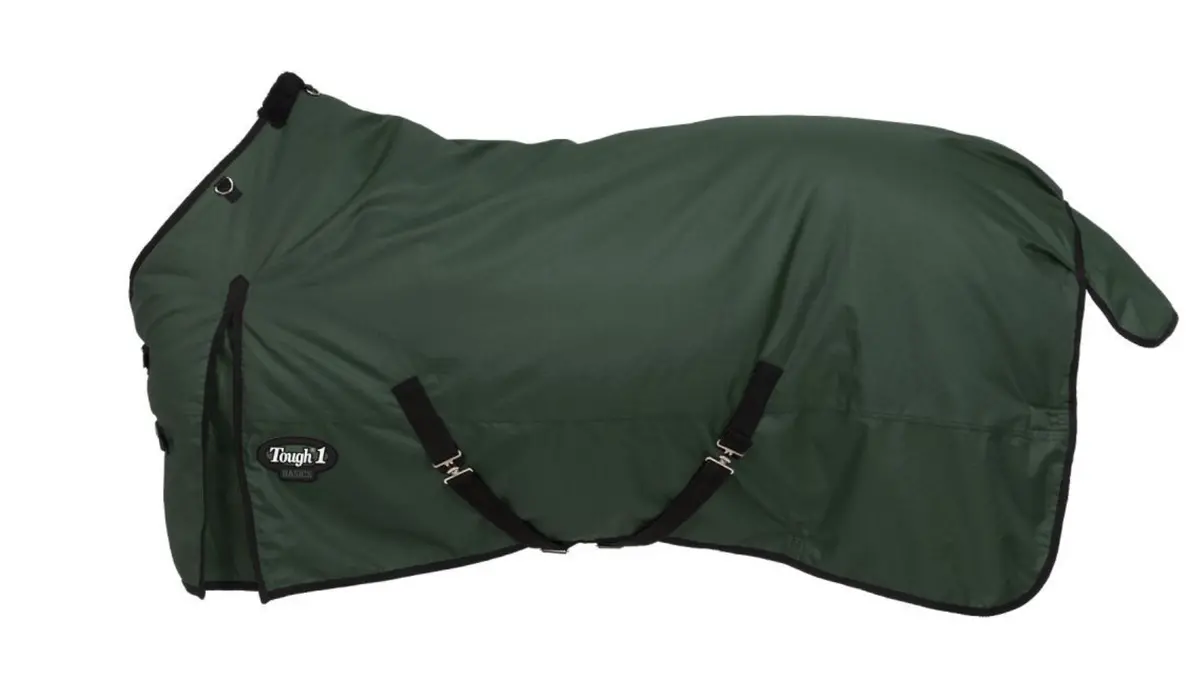 Basics By Tough1 1200D Turnout Blanket (200 Fill) - Green 72" 1
