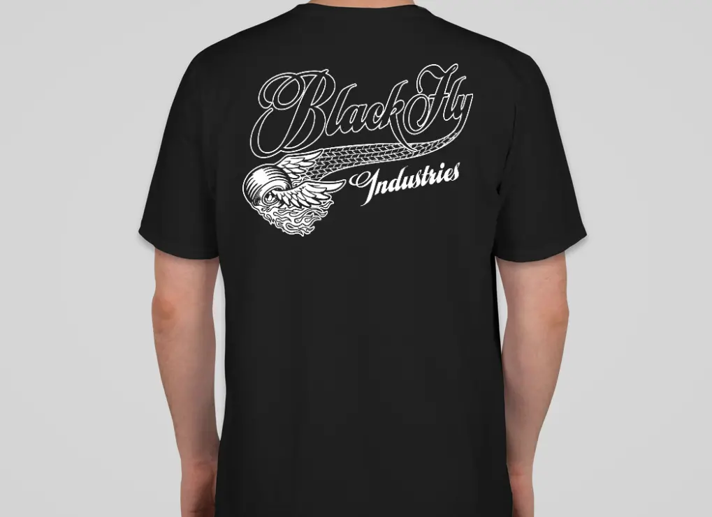 Black Fly Industries Hot Rod T Shirt 1