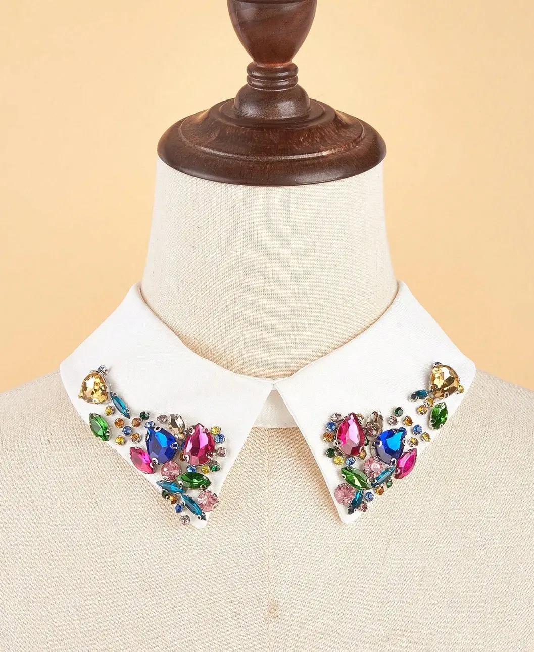 Colorful Rhinestone Detachable Collar 1