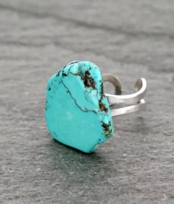 Western Stone Cuff Ring 1