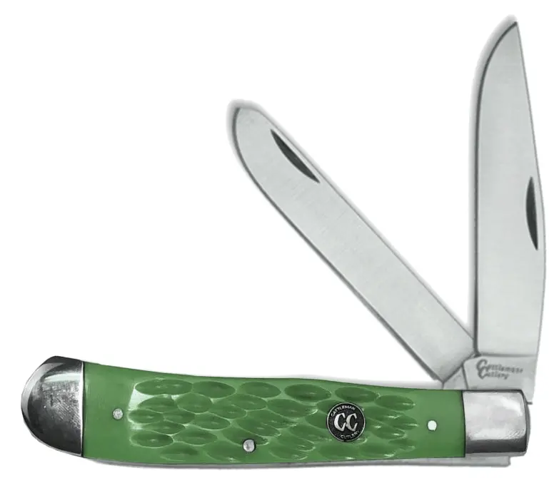Cc Series Trapper Green Knife 1