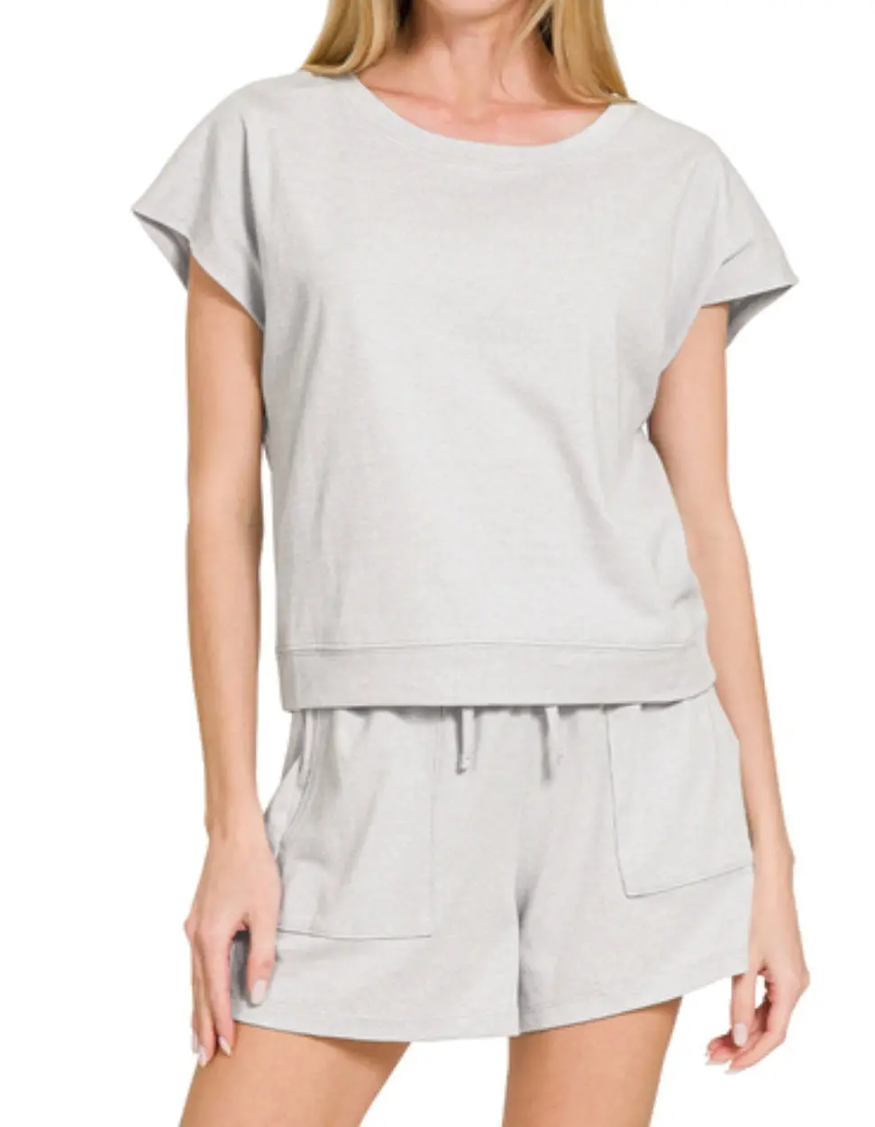 Premium Cotton Top & Shorts Set 1