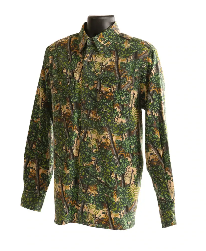 Mens Long Sleeve Shooter Shirt 1