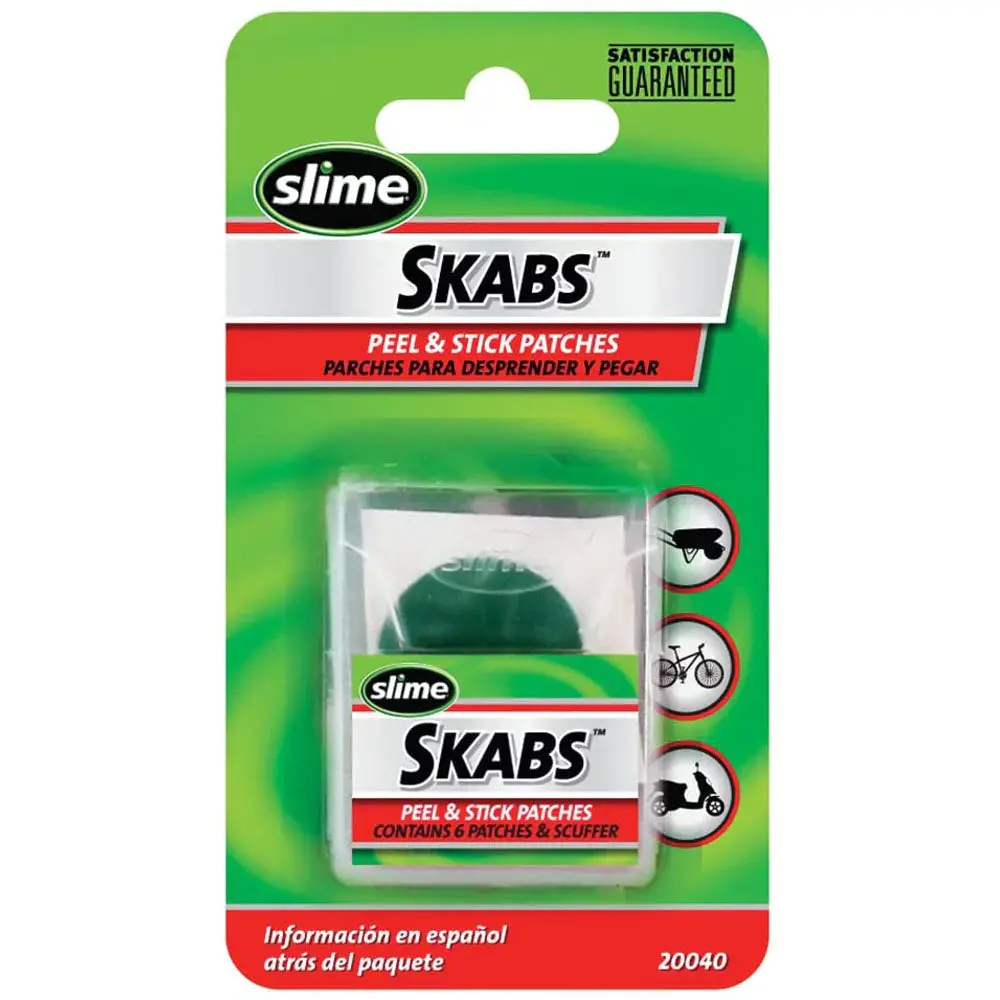 Slime Puncture Repair Patches - Instant Self-Adhesive Inner Tube Repair Patches (6 Pack) 1