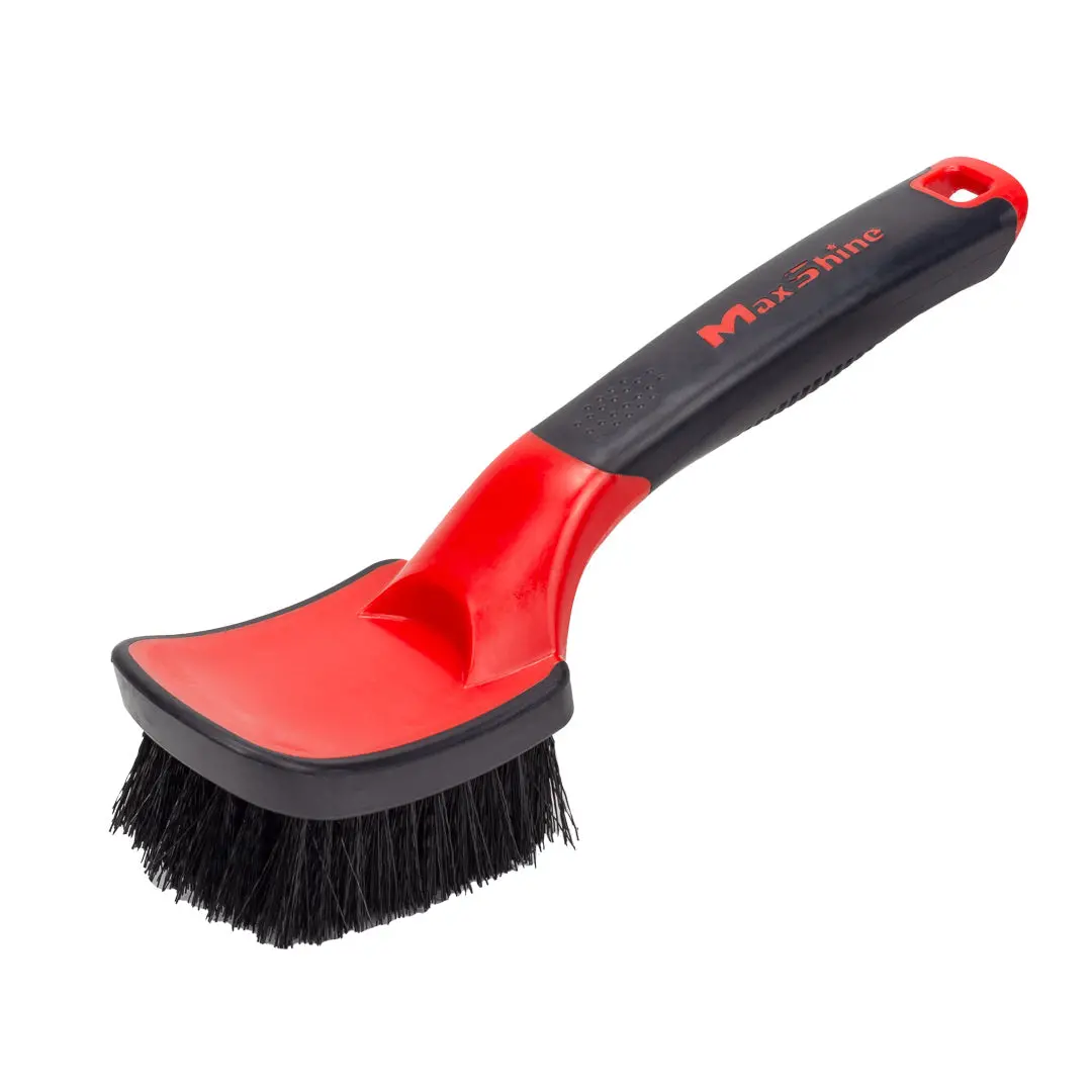 Soft Grip Heavy Duty Tire Brush With Short Handle 1