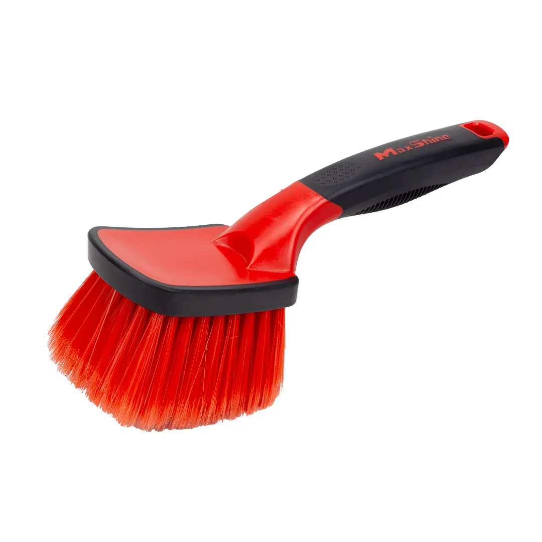 Soft Grip Light Duty Rim Cleaning Brush With Medium Handle 1