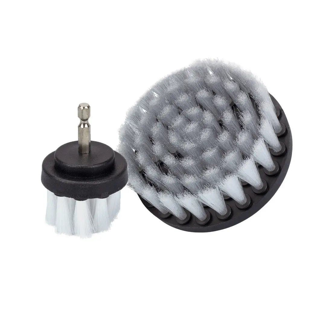 Soft Leather & Fabric Drill Brush Set 1