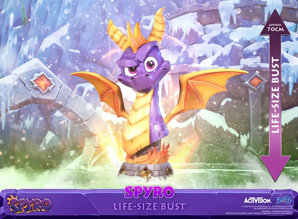 Spyro The Dragon Life-Size Bust 1