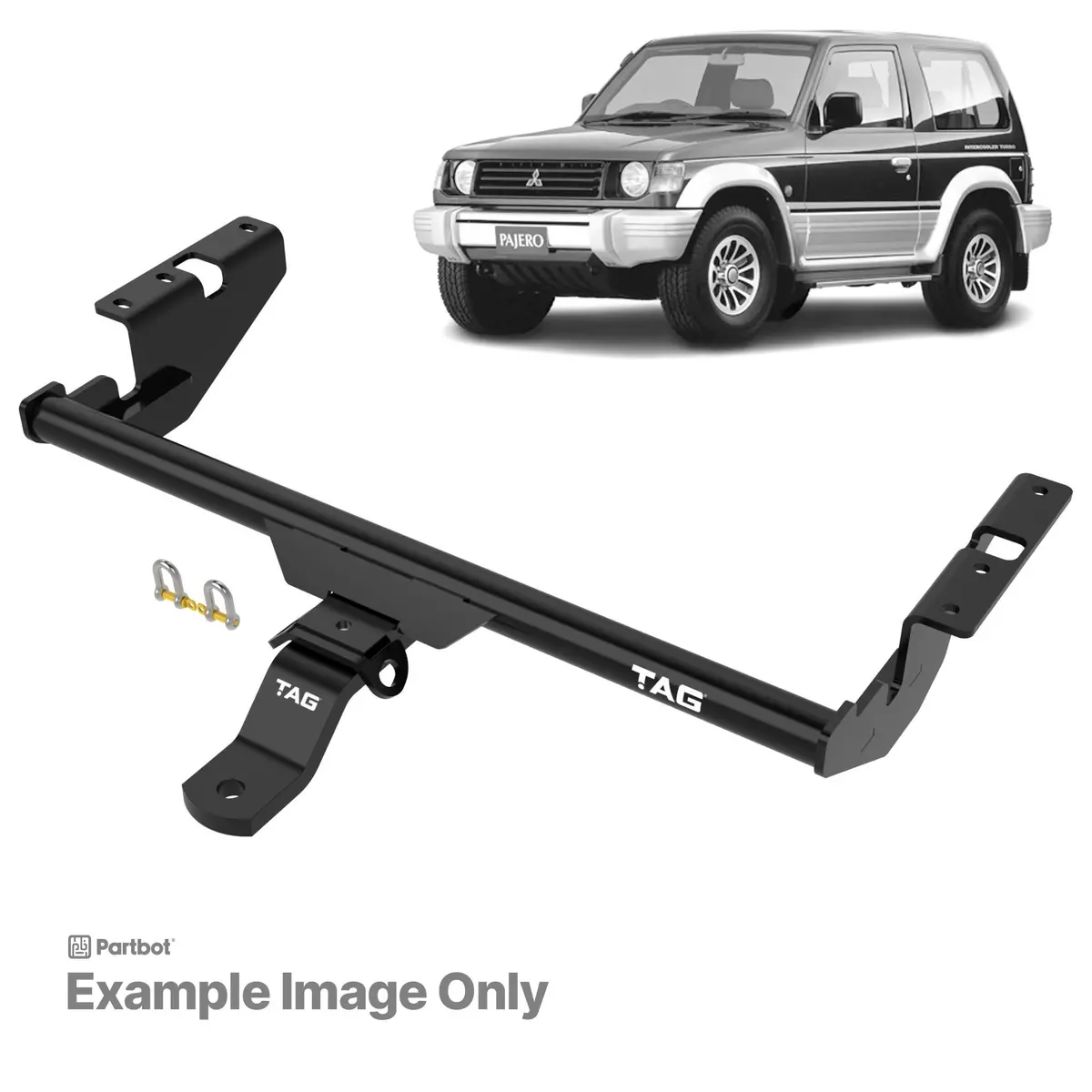 Tag Standard Duty Towbar For Mitsubishi Pajero (01/1991 - 07/1997) 1
