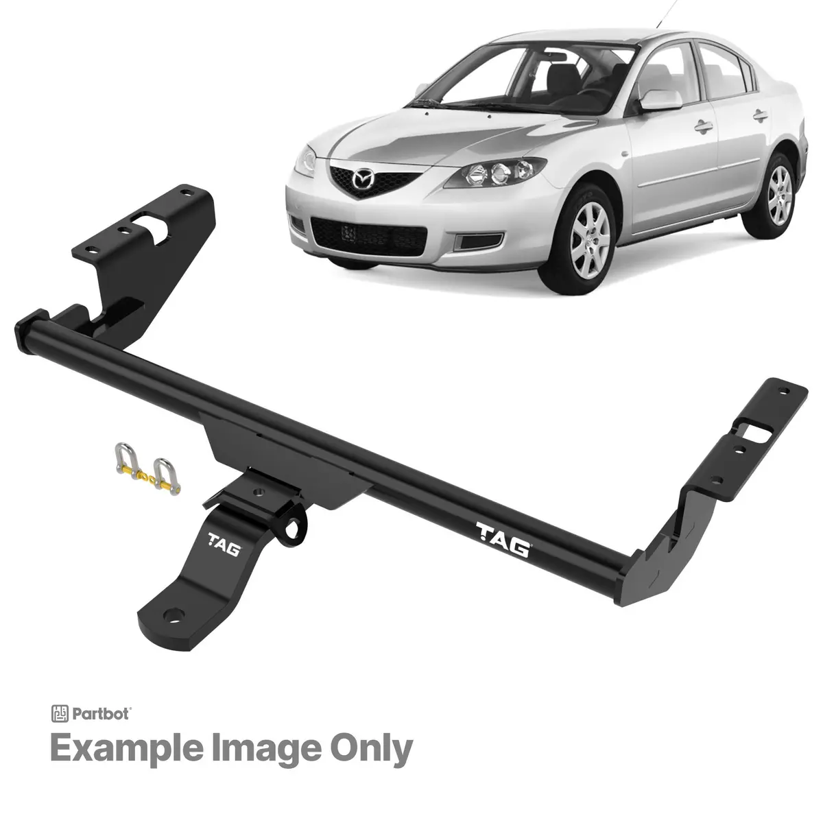Tag Standard Duty Towbar For Mazda 3 (03/2004 - 09/2009) 1