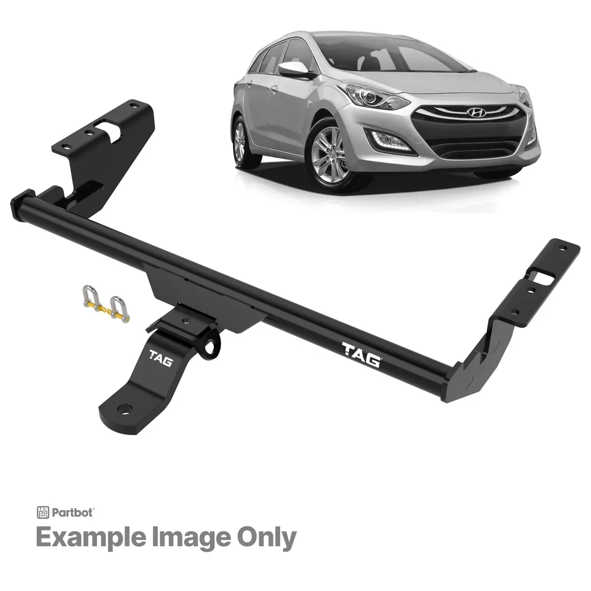 Tag Standard Duty Towbar For Hyundai Elantra (06/2006 - 12/2011), I30 (10/2007 - 2012) 1