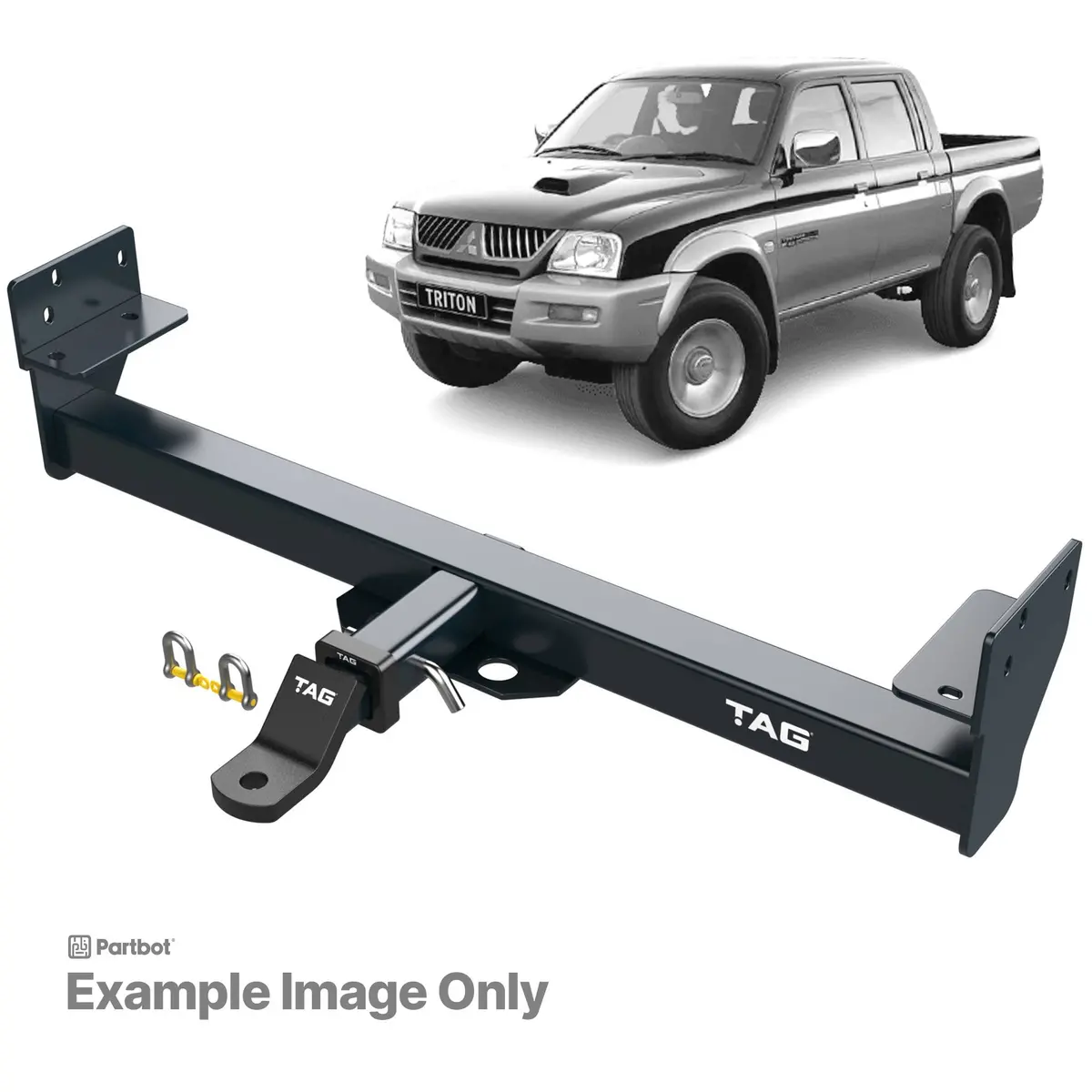 Tag Heavy Duty Towbar For Mitsubishi Triton (03/1986 - 12/2006) 1