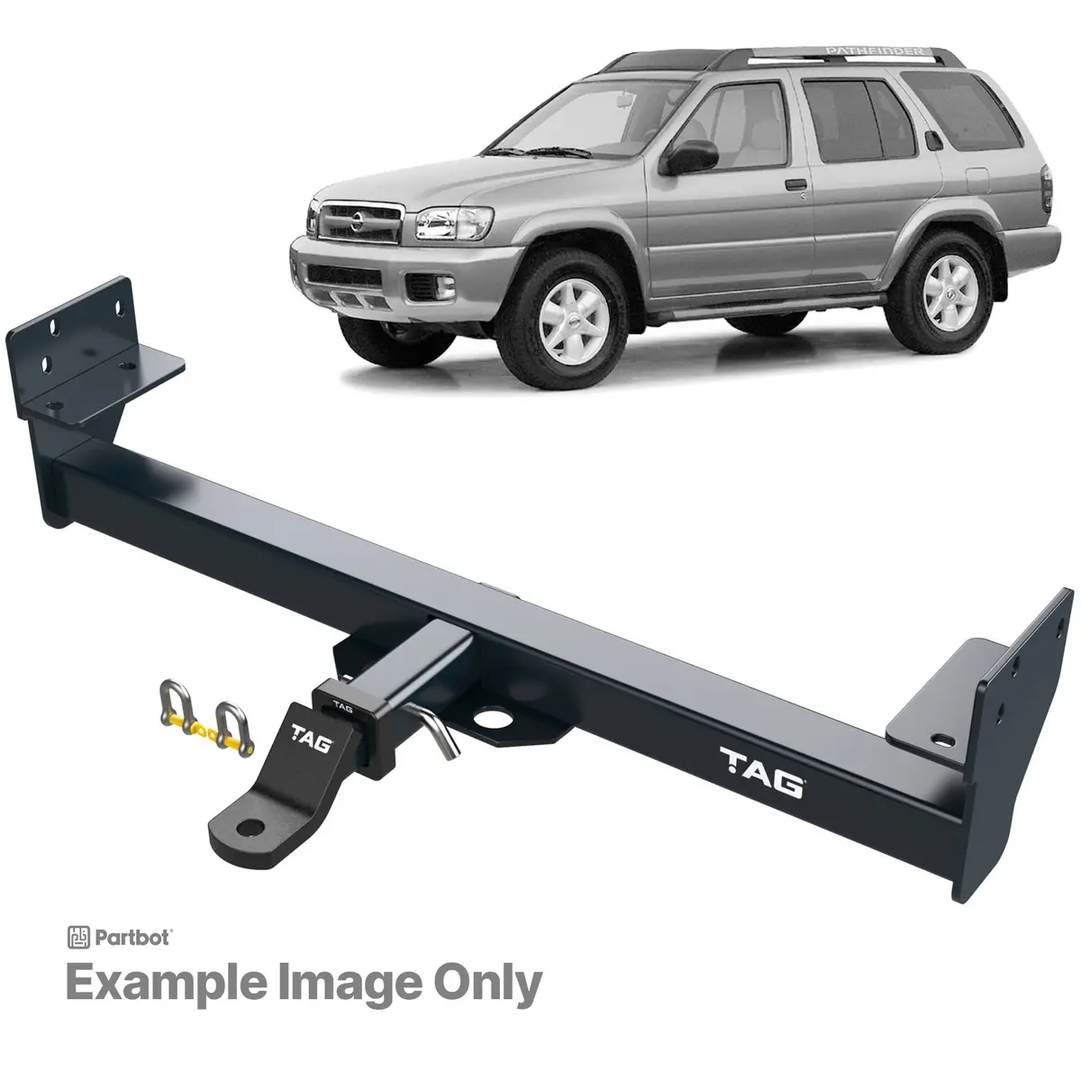 Tag Heavy Duty Towbar & Universal Wiring For Nissan Pathfinder (11/1995 - 07/2005) 1