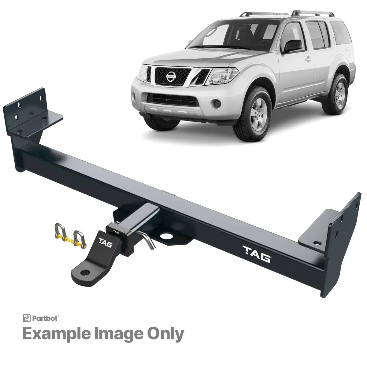 Tag Heavy Duty Towbar & Universal Wiring For Nissan Pathfinder R51 (07/2005 - 09/2013) 1