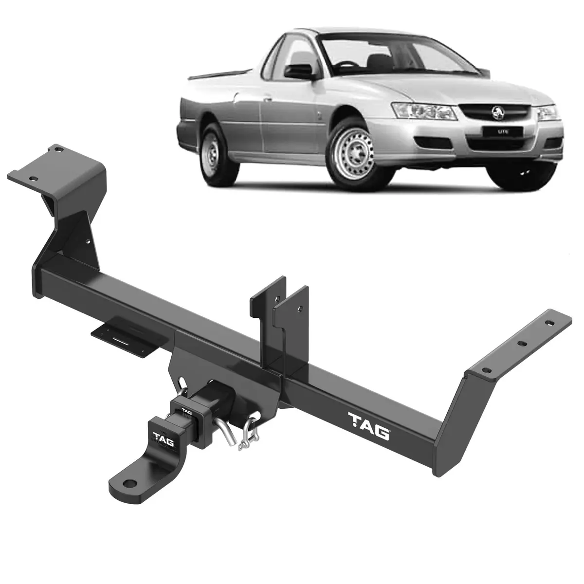 Tag Heavy Duty Towbar And Direct Fit Wiring Harness For Holden Commodore Vu-Vz Ute (12/2000 - 2007) 1