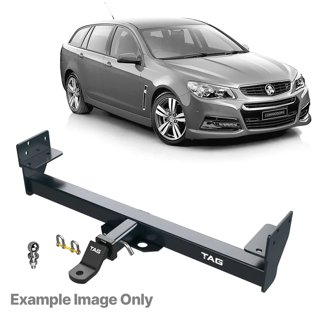Tag Heavy Duty Towbar & Direct Fit Wiring Kit For Holden Commodore Vf Wagons (05/2006 - 04/2013) 1