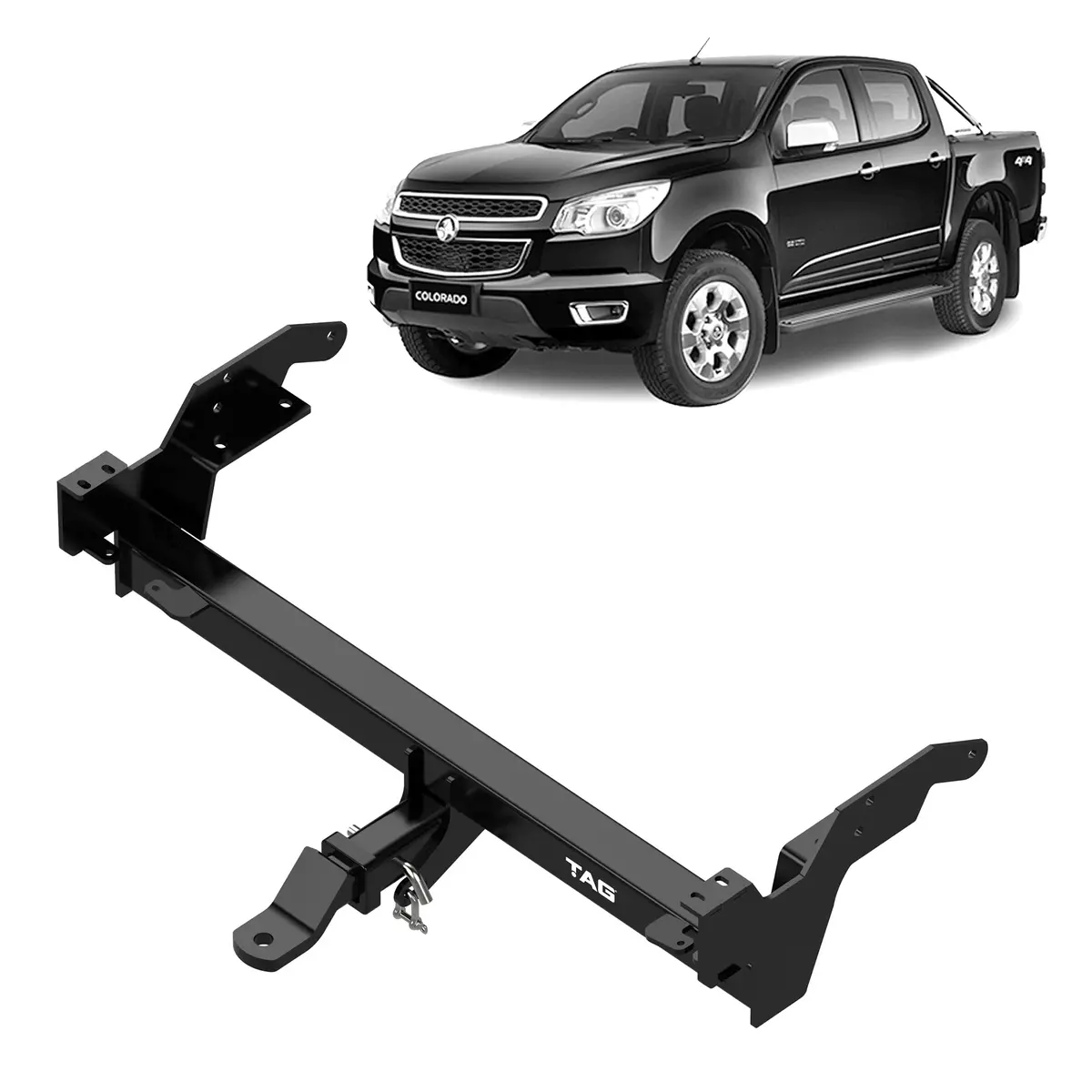 Tag Heavy Duty Towbar & Direct Fit Wiring For Holden Colorado Rg Series With Rear Step (11/2012 - 10/2020) 1
