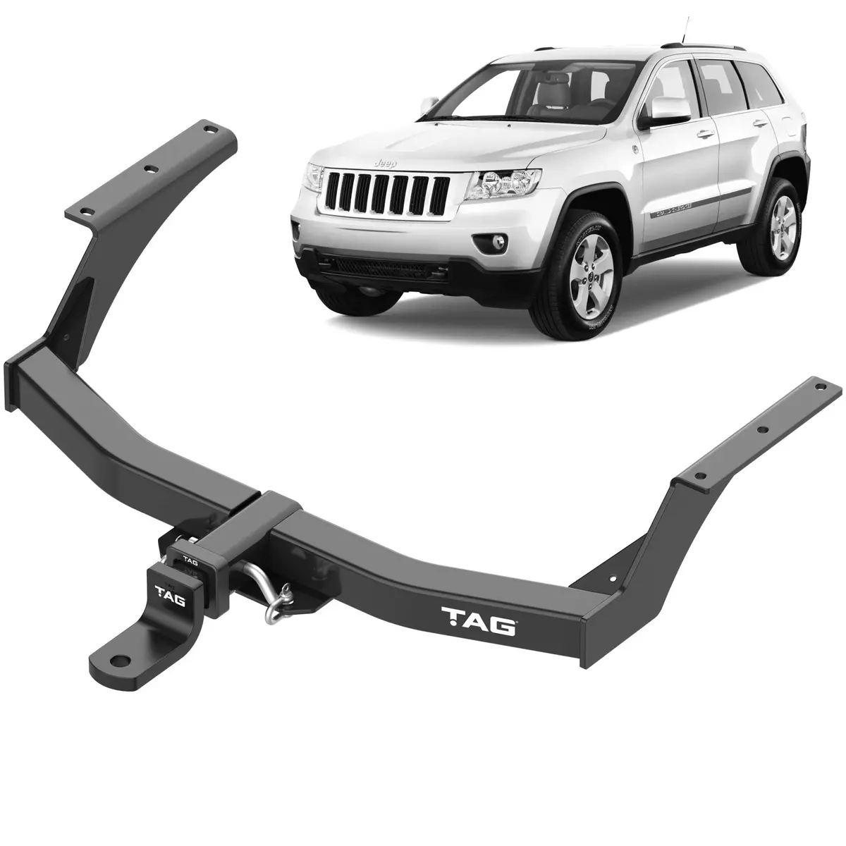 Tag Heavy Duty Towbar And Universal Wiring Harness For Jeep Cherokee (01/2008 - 11/2013) 1