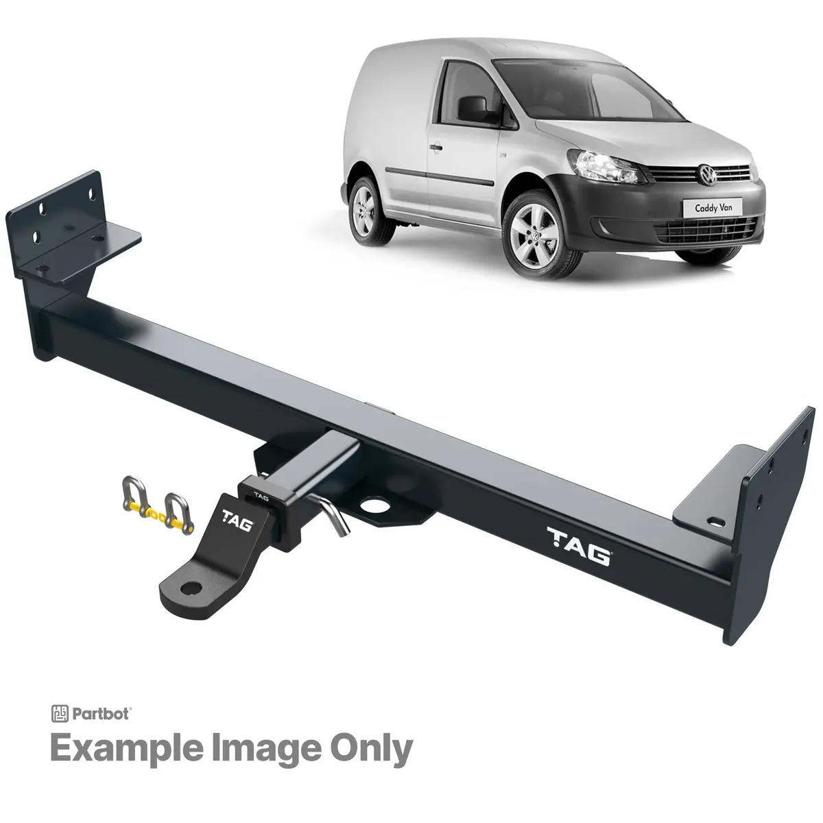 Tag Heavy Duty Towbar & Universal Wiring For Volkswagen Caddy (02/2004 - 03/2021) 1