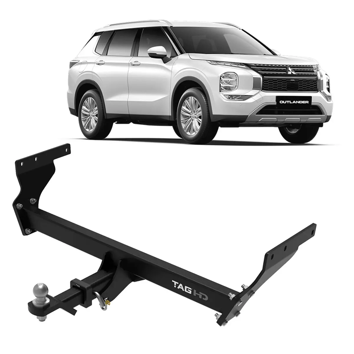 Tag Heavy Duty Towbar & Direct Fit Wiring For Mitsubishi Outlander Zm (06/2021 - On) 1