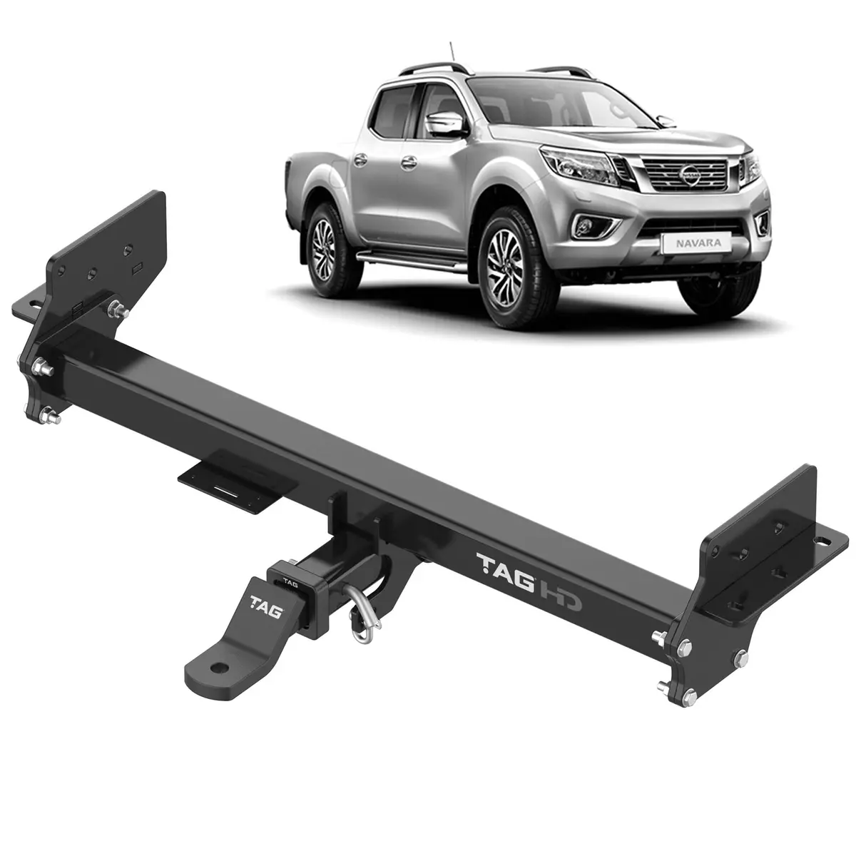 Tag Heavy Duty Towbar And Direct Fit Wiring Harness For Nissan Navara D23 Np300 (03/2015 - 12/2020) 1