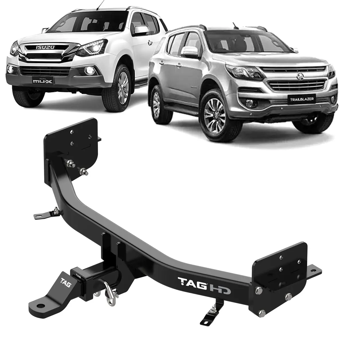 Tag Heavy Duty Towbar For Isuzu Mu-X (11/2013 - 06/2021), Holden Trailblazer (07/2016 - 2020), Holden Colorado 7 (11/2012 - 08/2016) 1
