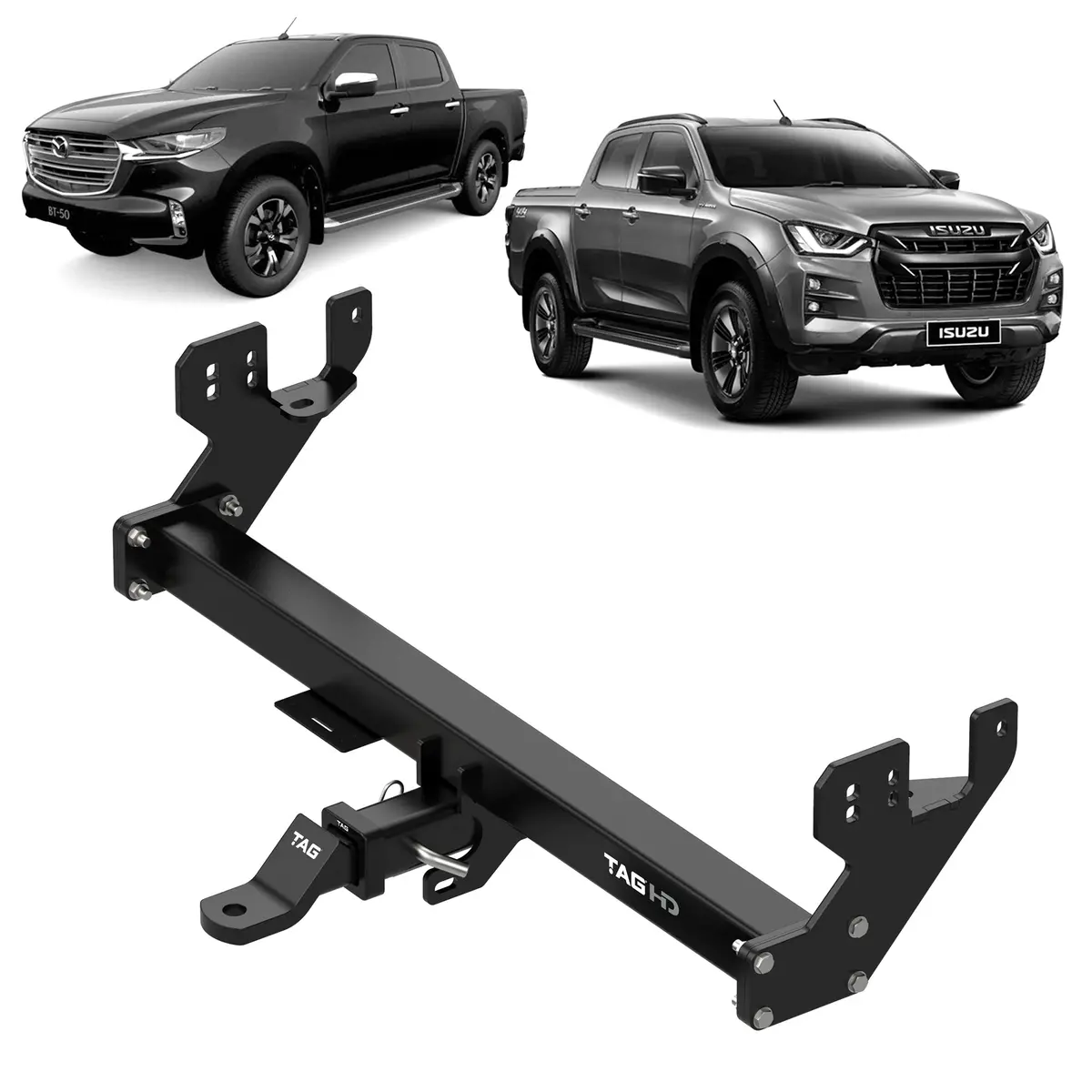Tag Heavy Duty Towbar For Mazda Bt-50 (08/2020 - On), Isuzu D-Max (07/2020 - On) 1