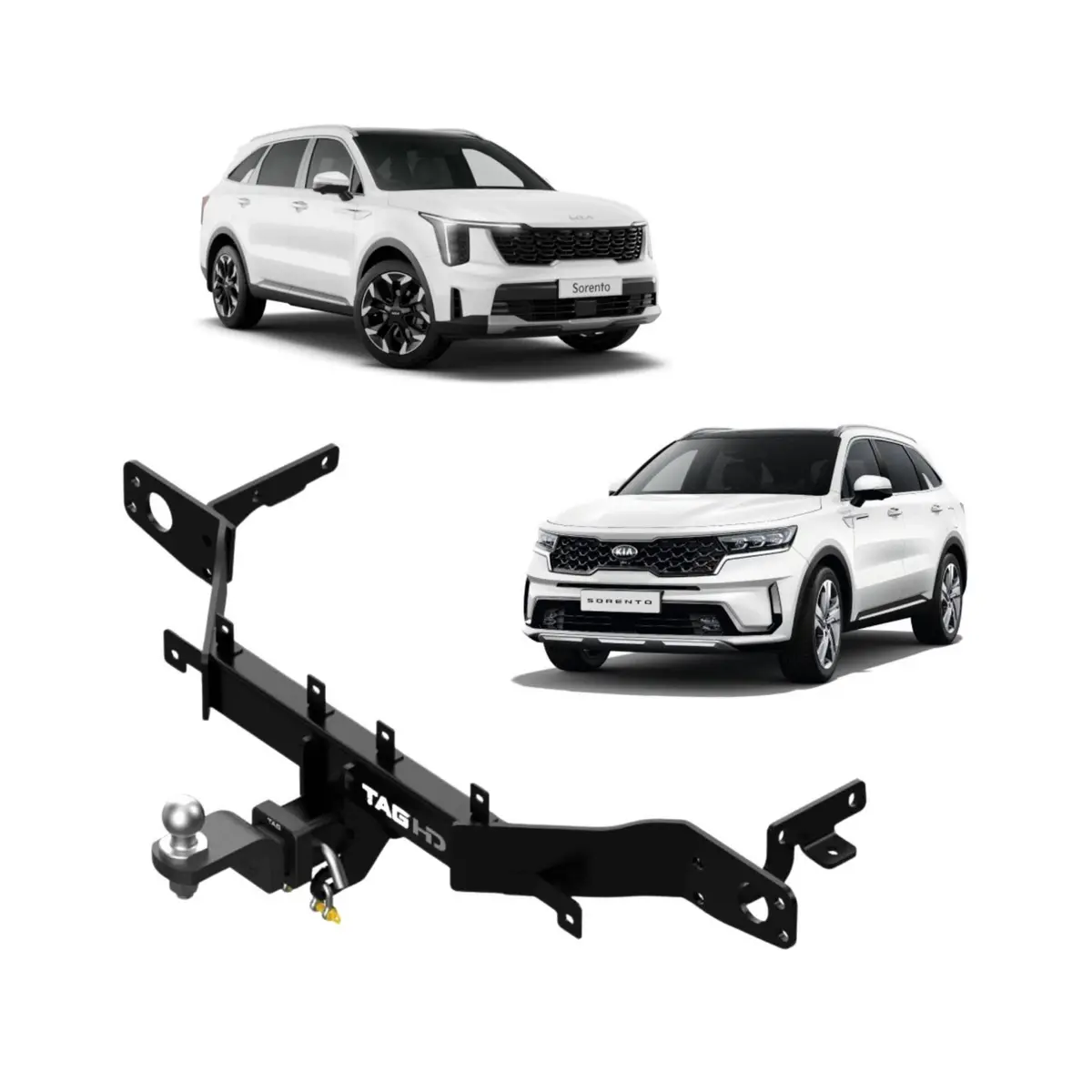Tag Heavy Duty Towbar & Direct Fit Wiring For Kia Sorento Facelift Models (2024 - On) 1