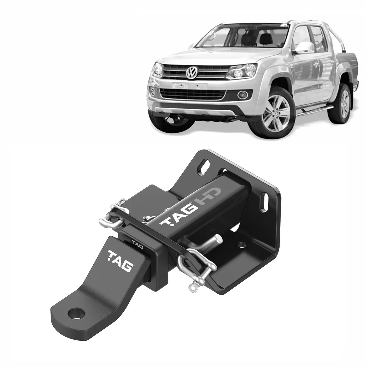 Tag Heavy Duty Towbar & Direct Fit Wiring Kit For Volkswagen Amarok Tub Models With Rear Step (09/2010 - 12/2022) 1