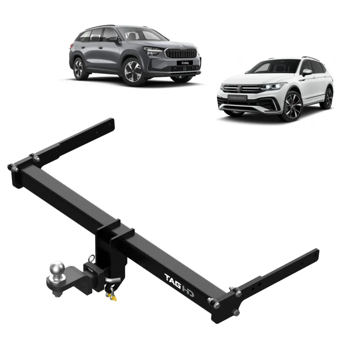 Tag Heavy Duty Towbar & Direct Fit Wiring For Volkswagen Tiguan (05/2016 - 10/2024), Skoda Kodiaq (10/2016 - On) 2